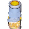 copy of Button / switch with light. shape: round / color: yellow (complete)