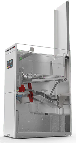 Sicherheits-Ablassautomatik per Knopfdruck